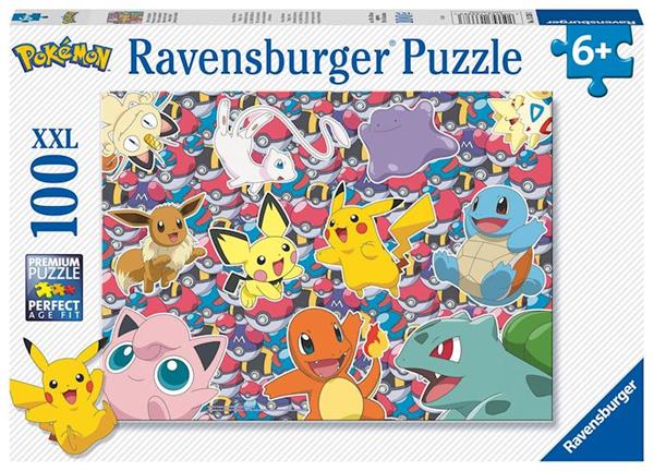 Imagen de Puzzle 100 piezas XXL Pokemon.