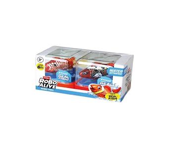 Imagen de Figura pez Robofish en pack de 2 ud., nada en diferentes direcciones y cambia de color 7x7x7cm - Modelos surtidos