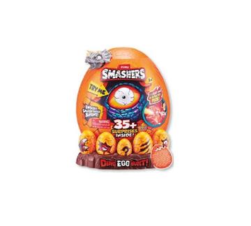Imagen de Huevo Smashers Dinosaurio con figuras y 35 sorpresas, añade agua para que haga efecto vapor,  luces y sonidos