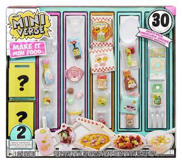 Imagen de Miniverse Make It Mini  Multi Pack. Mas de 30 piezas de ingredientes para crear nuevas recitas. Incluye 2 sorpresas ocultas.
