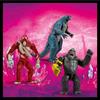 Imagen de Figura Gxx Giant King Kong con accesorios y diferntes puntos de articulacion 28 cm.