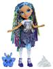 Imagen de Muñeca Rainbow High Skyker 22 cm Azul. Con Slime Transparente y Distinots Tipos De Brillo.