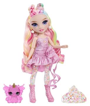 Imagen de Muñeca Rainbow High Bella Color Rosa 22 cm. Slime Transparente y Distinots Tipos De Brillo.