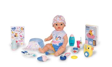 Imagen de Muñeco Baby Born Lukas Baño Divertido 36 Cm. Con 6 funiciones y 14 accesorios.