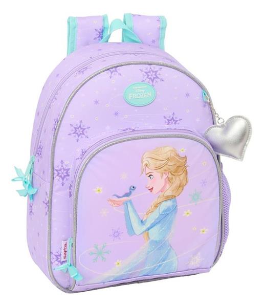 Imagen de Mochila Infantil Adaptable a Carro Frozen "Spirit" 28x34x10 Cm