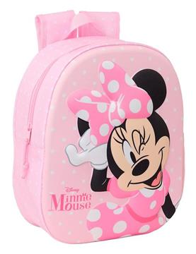 Imagen de Mochila 3D Minnie Mouse 3D 27x33x10 Cm
