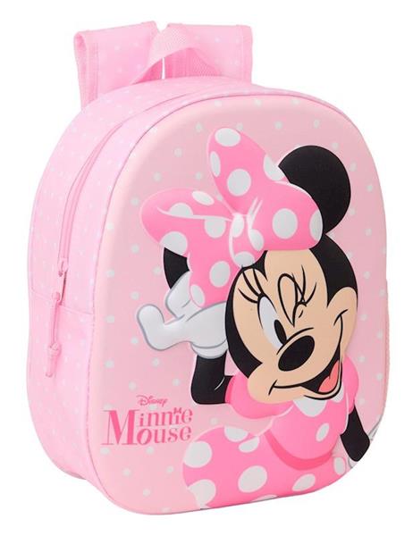 Imagen de Mochila 3D Minnie Mouse 3D 27x33x10 Cm