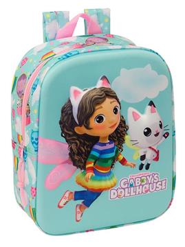 Imagen de MOCHILA GUARDERIA 3D BOLSILLO RED GABBY'S DOLLHOUSE 22X27X10 CM