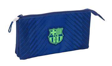 Imagen de Portatodo Triple F.C. Barcelona Navy Blue 22X12X3Cm