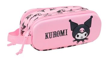 Imagen de Portatodo Doble 3D Kuromi 3D 21x8x6 Cm