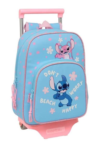 Imagen de Mochila con Carro Stitch "Happy" 26x34x11 Cm
