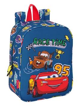 Imagen de Mochila Guarderia Adaptable a Carro Cars "Racing" 22X27X10Cm