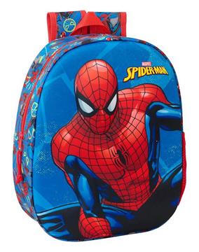 Imagen de Mochila 3D Spider-Man 3D 27x33x10 Cm