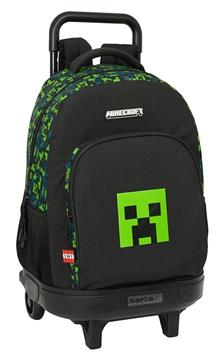 Imagen de Mochila Grande Con Ruedas Compact Extraible Minecraft "Tnt" 33X45X22Cm