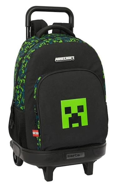 Imagen de Mochila Grande Con Ruedas Compact Extraible Minecraft "Tnt" 33X45X22Cm