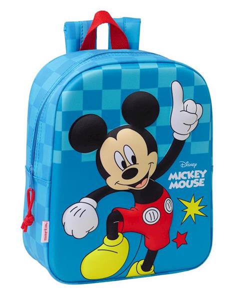 Imagen de Mochila Guarderia 3D Mickey Mouse 3D 22x27x10 Cm