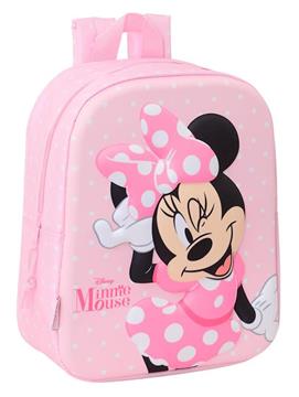 Imagen de Mochila Guarderia 3D Minnie Mouse 3D 22x27x10 Cm