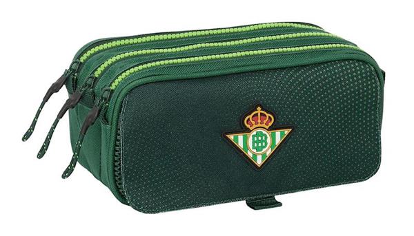 Imagen de PORTATODO TRIPLE BIG RES AGUA REAL BETIS BALOMPIE 21,5X10X8 CM