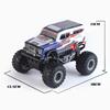 Imagen de Coche radio control Monster Truck 27MHz escala 1:20, 18x13x13cm