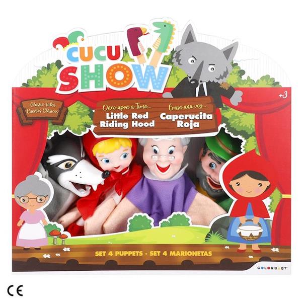 Imagen de Marionetas Caperucita Roja set 4 piezas