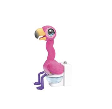 Imagen de Flamenco interactivo Little Live Pets Flamingo the Poop con sonido y movimiento y hace popo. 31 cm