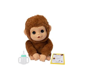 Imagen de Mascota My Baby Monkey Little Live Pets superinteractivo con más de 40 sonidos y reacciones ¡le encanta columpiarse!