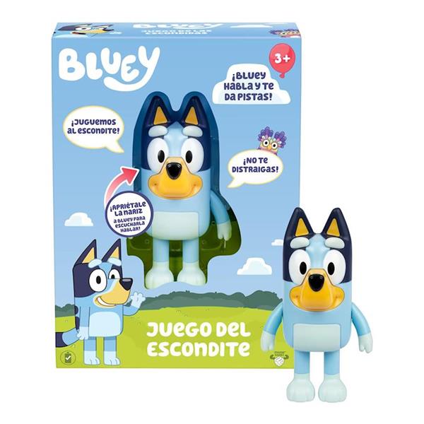 Imagen de Figura Bluey Juego Del Escondite.Habla y se ríe para guiarte en la dirección correcta