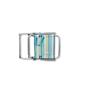 Imagen de Silla playa aluminio fija rayada, con asa para transportar  87x56'50x37 cm