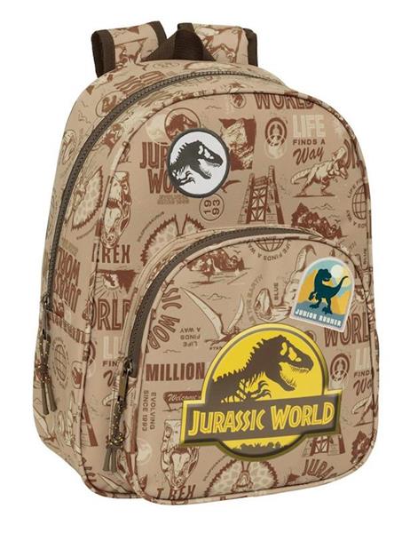 Imagen de Mochila Infantil Adaptable a Carro Jurassic World 27X33X10Cm