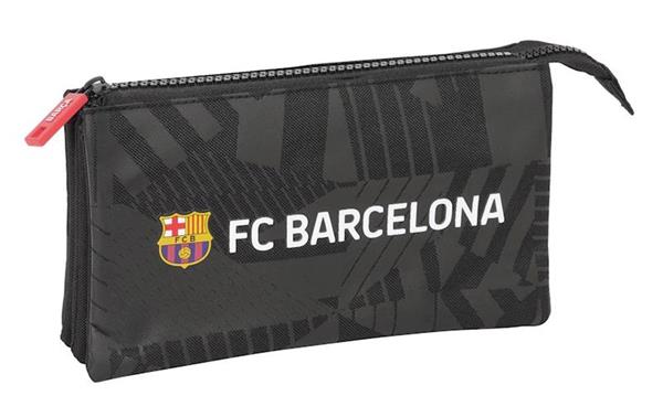 Imagen de Portatodo Triple F.C.Barcelona "Black" 22X12X3 Cm