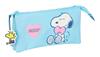 Imagen de Portatodo Triple Snoopy "Love" 22X12X3Cm