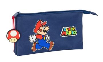 Imagen de Portatodo Triple Super Mario "Trick" 22X12X3Cm