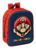 Imagen de Mochila Guarderia 3D Bolsillo Red Super Mario 22X27X10Cm