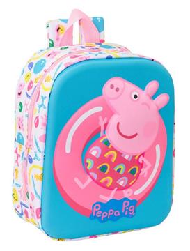Imagen de Mochila Guarderia 3D Peppa Pig 3D 22x27x10 Cm