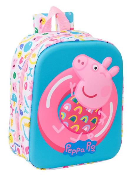 Imagen de Mochila Guarderia 3D Peppa Pig 3D 22x27x10 Cm