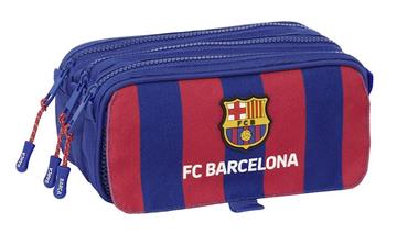 Imagen de PORTATODO TRIPLE BIG F.C.BARCELONA 21,5X10X8 CM