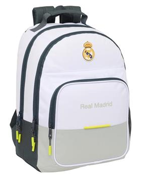 Imagen de Mochila Doble Adapt.Carro Real Madrid Equip. 25/26 32x42x16 Cm