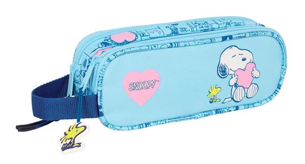Imagen de Portatodo Doble Snoopy "Love" 21X8X6Cm