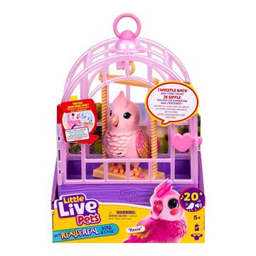 Imagen de Pajaro Parlanchin Little Live Pets.Pelaje suave, pico que se mueve y muchas cosas más