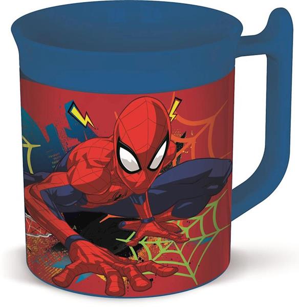 Imagen de Taza Microondas Spiderman Moving Target Easy Hold 400 ml.