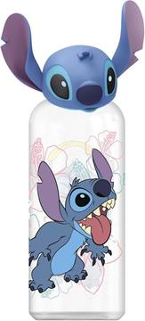 Imagen de Botella Ecozen Figurita 3D Stitch Flowers 560 ml.