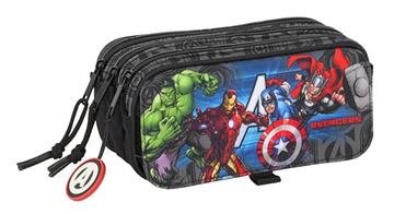 Imagen de Portatodo Triple Big Avengers "Vendetta" 21,5X10X8Cm