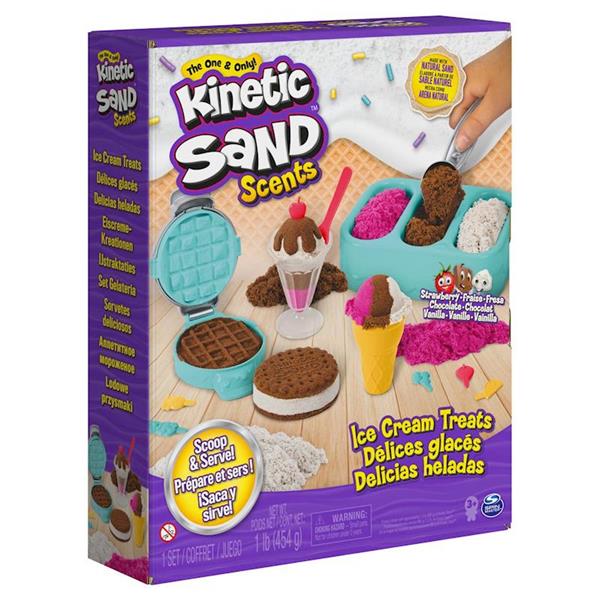Imagen de Kinetic Sand Arena Moldeable Helado Y Golosinas