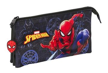 Imagen de Portatodo Triple Spider-Man "Attack" 22X12X3Cm