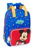 Imagen de Mochila Infantil Con Asas Adaptable A Carro Mickey Mouse "Good Day" 20X28X8Cm