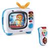 Imagen de Mi tele mágica con juegos y canales. Televisor con pantalla animada no electrónica y rico en contenido bilingüe. 32,5x13x24 cm