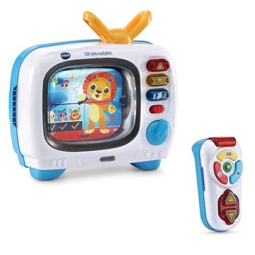 Imagen de Mi tele mágica con juegos y canales. Televisor con pantalla animada no electrónica y rico en contenido bilingüe. 32,5x13x24 cm
