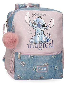 Imagen de Mochila Adaptable a Carro Stitch You Are Magical 33 cm 25X33X12Cm