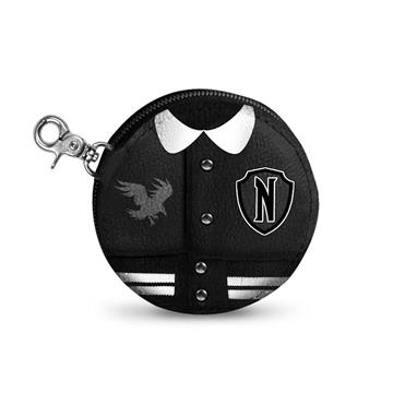 Imagen de Monedero Cookie Miércoles Varsity Casual 8,7 x2,3 x8,7 cm
