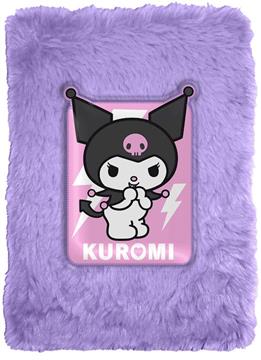 Imagen de Libreta de peluche Plush A5 Kuromi 